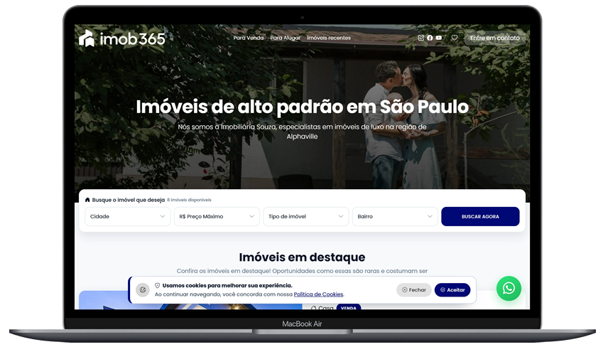 Site em destaque
